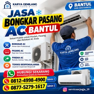 Jasa Bongkar Pasang AC Kasihan Bantul