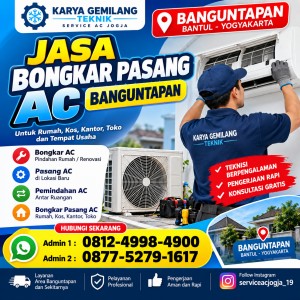 Jasa Bongkar Pasang AC Banguntapan