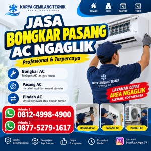 Jasa Bongkar Pasang AC Ngaglik