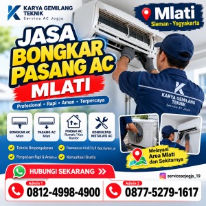 Jasa Bongkar Pasang AC Mlati