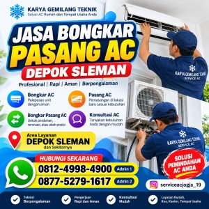 Jasa Bongkar Pasang AC Depok Sleman