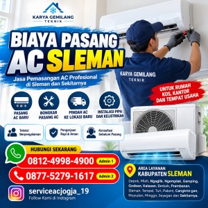Biaya Pasang AC Sleman