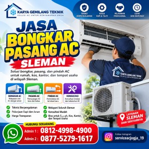 Harga Bongkar Pasang AC Sleman