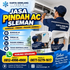 Jasa Pindah AC Sleman