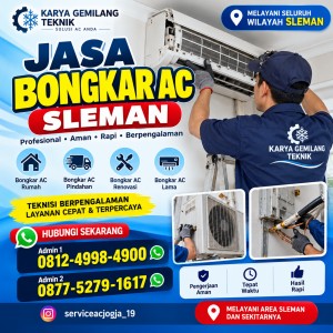 Jasa Bongkar AC Sleman