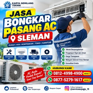 Tukang Bongkar Pasang AC Sleman