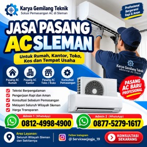 Jasa Pasang AC Sleman