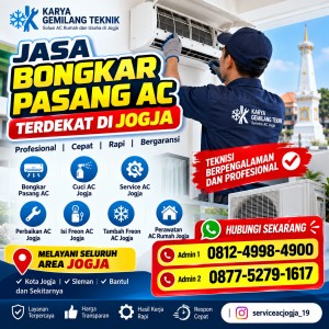 Jasa Bongkar Pasang AC Terdekat Jogja