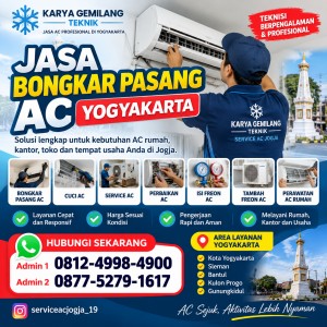 Jasa Bongkar Pasang AC Yogyakarta