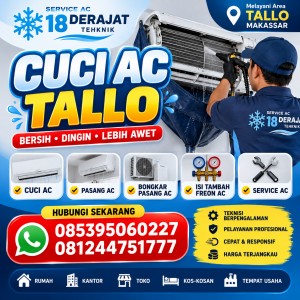 Cuci AC Tallo