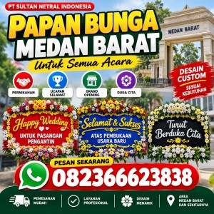 Papan Bunga Medan Barat