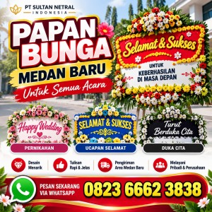 Papan Bunga Medan Baru