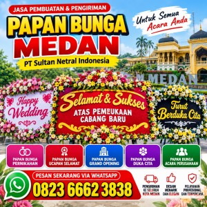 Papan Bunga Medan Deli