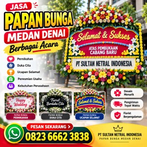 Papan Bunga Medan Denai