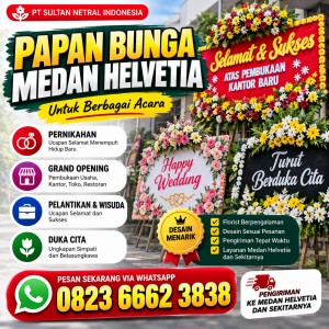 Papan Bunga Medan Helvetia