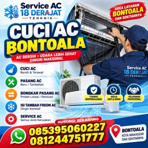 Cuci AC Bontoala