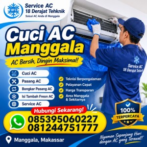 Cuci AC Manggala