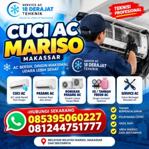 Cuci AC Mariso