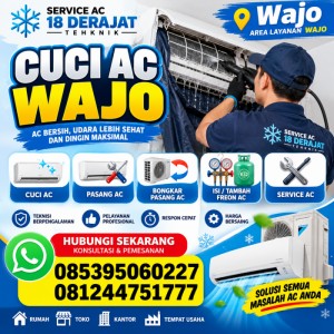 Cuci AC Wajo