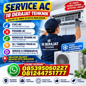 Service AC Kota Makassar