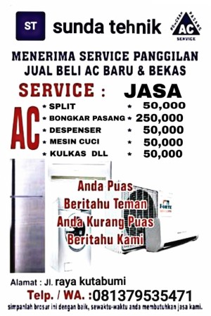 Service Ac Respon Cepat Tangerang