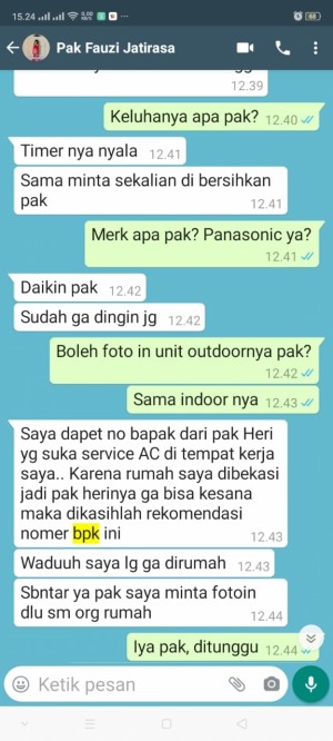 Maintenance Ac Bekasi,WA/HP : +62 878-7576-3334