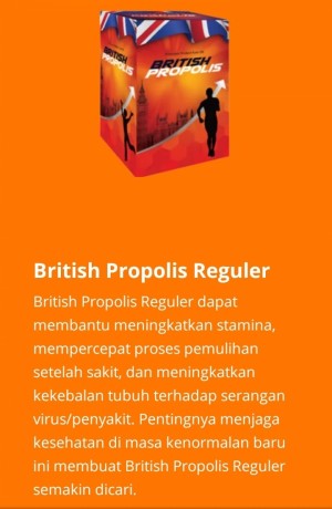 JUAL BRITISH PROPOLIS
