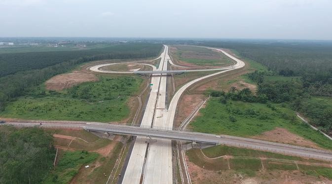 Jalur Fungsional Jalan Tol Trans Sumatra  Lebaran 2017