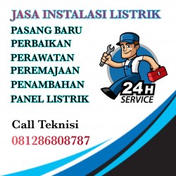 JASA INSTALASI LISTRIK BANGKA SELATAN 081286808787