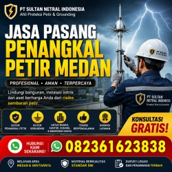 Jasa Pasang Penangkal Petir Medan