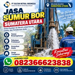 Jasa Sumur Bor Sumatera Utara