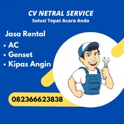 RENTAL AC STANDING GENSET KIPAS ANGIN UAP DI TOBA
