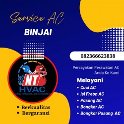 SERVICE AC BINJAI TIMUR 082366623838