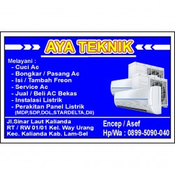 SERVICE AC LAMPUNG SELATAN AYA TEKNIK SERVICE AC