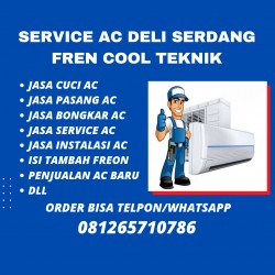 SERVICE AC SIBIRU-BIRU DELI SERDANG 081265710786