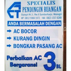 SERVICE AC WONOGIRI ACT Spesialis Pendingin Ruangan
