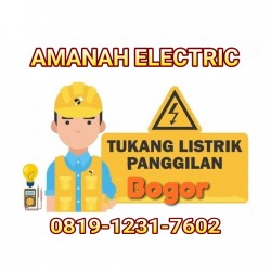 TUKANG LISTRIK AREA BOGOR | AMANAH ELECTRIC