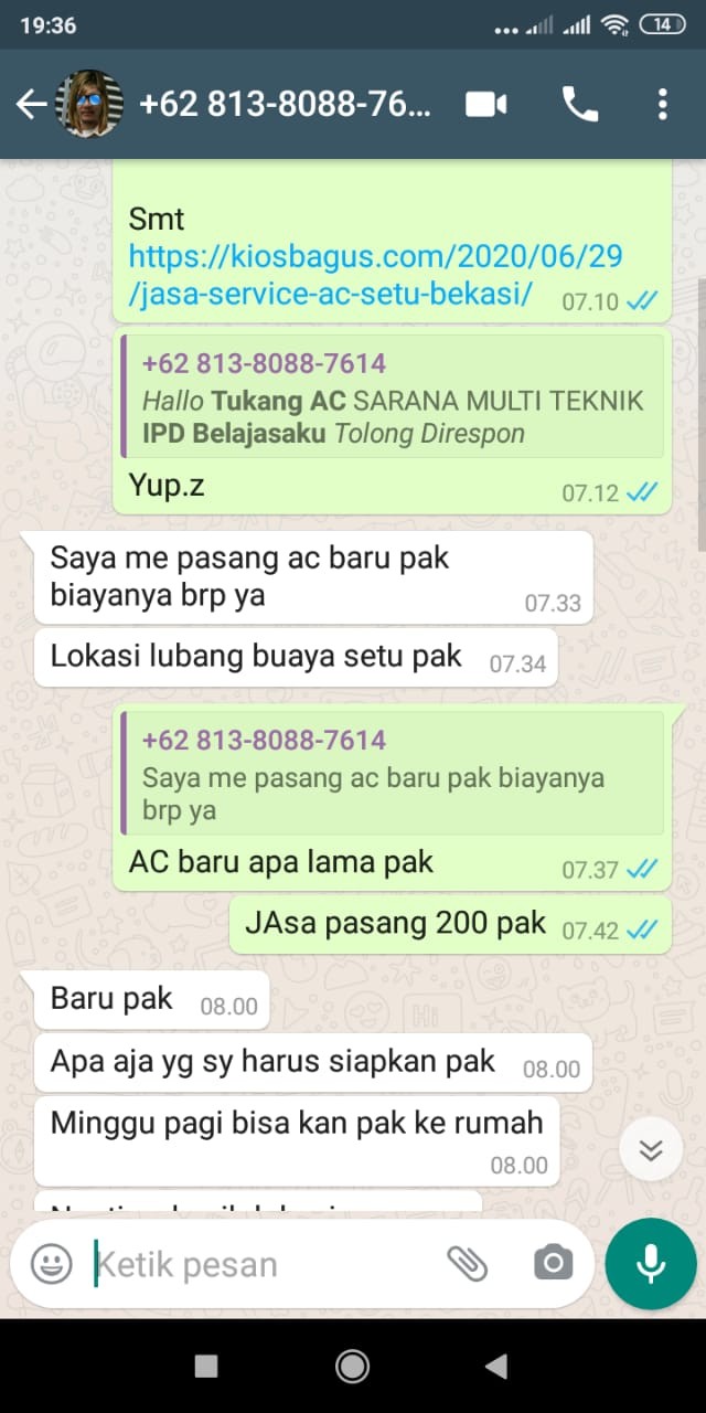 Service AC Bekasi Sarana Multi Teknik