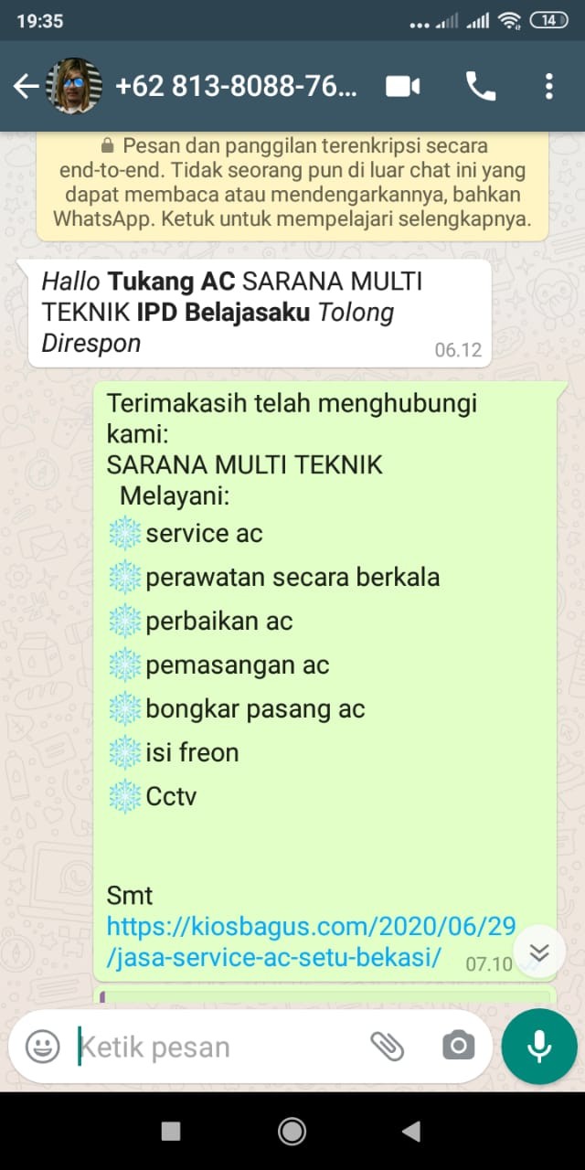 Service AC Bekasi Sarana Multi Teknik